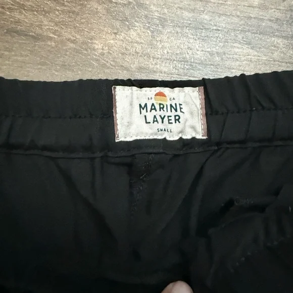 Marine Layer Allison Black Cropped Pants - Picture 4 of 5